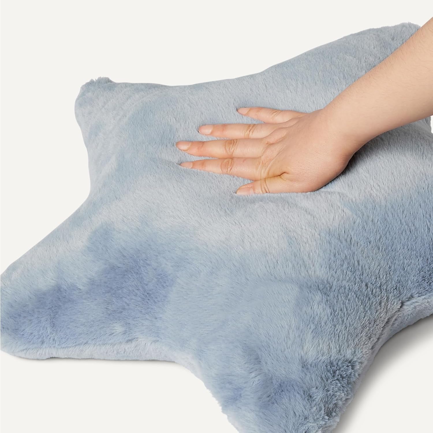 Peluche Coussin En Forme D'Étoile, Jouet Oreiller Peluche Décoratif Pour Lit Ou Canapé, Décoration Chambre Enfant, Bleu
