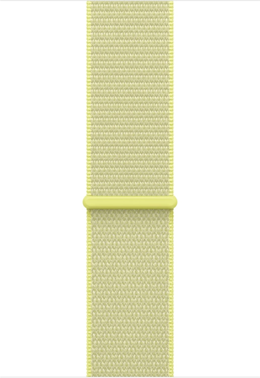 Watch Band - Boucle Sport - 46 Mm - Jaune Fluo - Taille Unique (Adaptée À La Majorité Des Poignets)