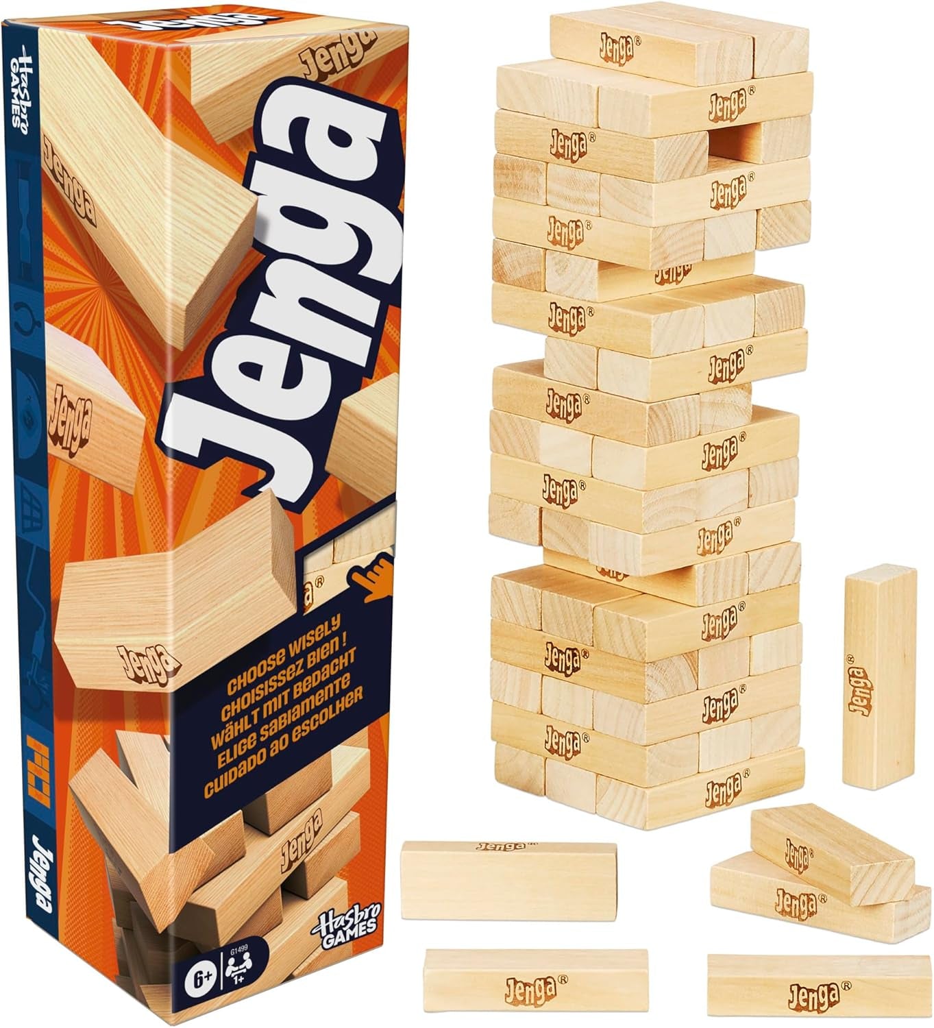 Jenga (2025), Jeu Hasbro Officiel Avec plus De Façons De Jouer