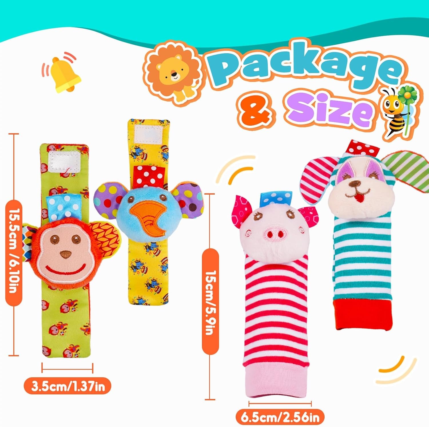 Hochet Bebe 0-12 Mois, Jouet Bebe 0 3 6 9 Mois Jeux Bebe 1 an Jouet Dentition Bébé Cadeau 0-12 Mois Fille Garçon Cadeau Bebe 1 an Jeux Montessori 0-12 Mois Jeux Eveil Bebe 0-12 Mois Jouet