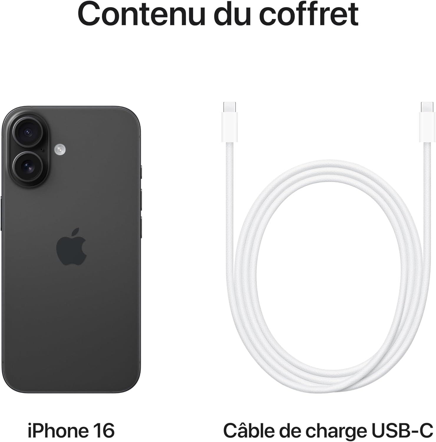 Iphone 16 (128 Go) - Noir
