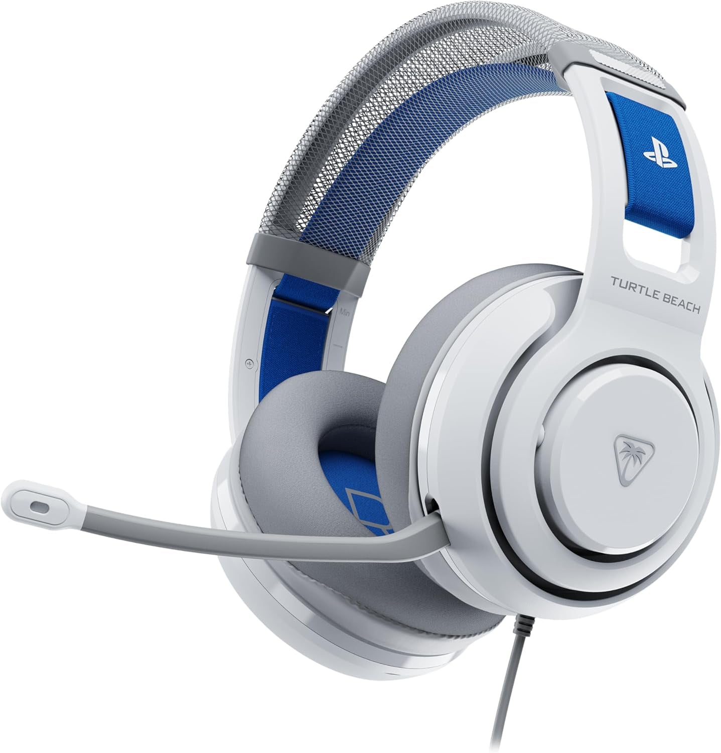 Atlas 200 Blanc Playstation Casque De Gaming Filaire Sous Licence Officielle Pour Playstation W/Transducteurs Nanoclear De 50 Mm Pour PS5 Et PS4