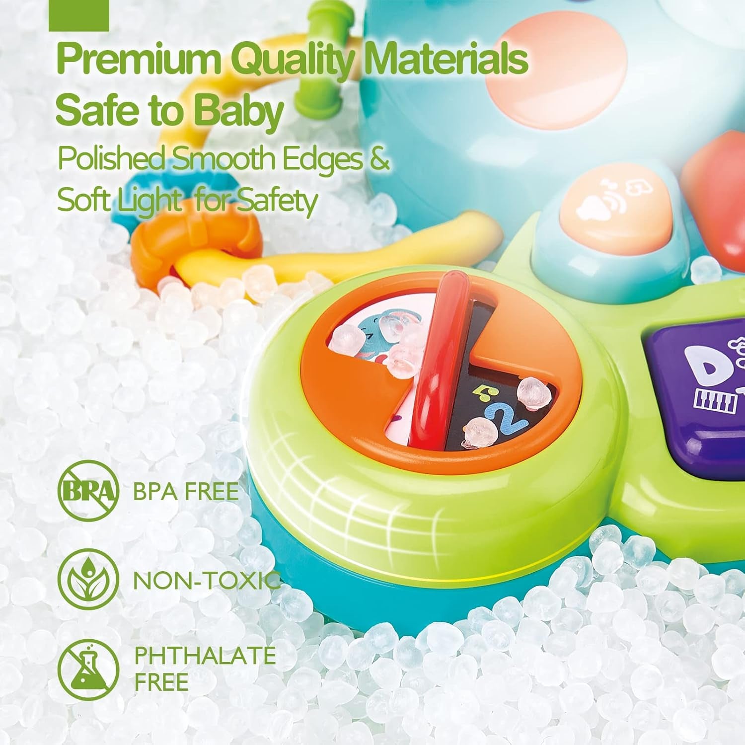 Jouet Éveil Bébé 6 Mois Avec 7 Aires De Piano Jeux Cadeau Jouet Musical Bébé Pour 6 9 12 Mois Naissance Fille Garçons