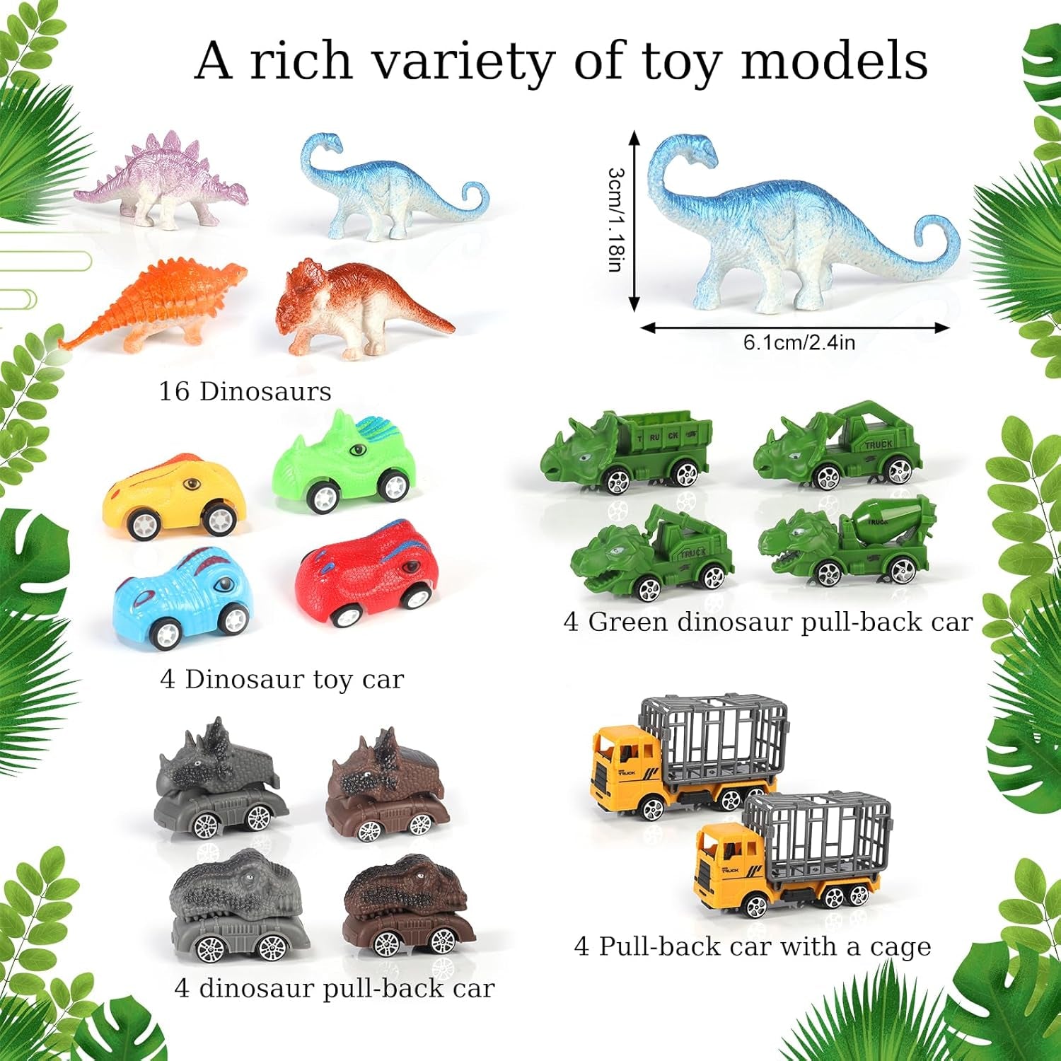 Calendrier De L'Avent 2025, Calendrier De L'Avent Enfant, Monde Des Dinosaures, Calendrier Enfant De Noël Pour Enfants, Transporteur De Dinosaures, Mini Dinosaures, Pour Enfants À