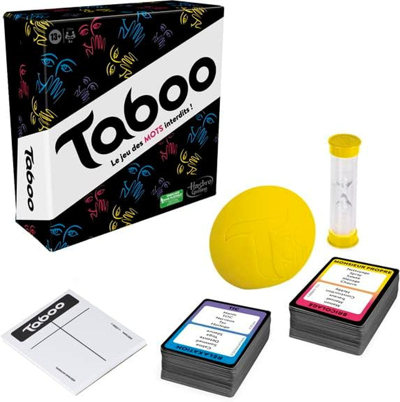 Jeu Taboo Classique, Jeu De Mots À Deviner, Jeu De Groupe Pour Ados Et Adultes, Dès 13 Ans, Jeu De Société Pour 4 Joueurs Et Plus, Pour Les Soirées De Jeux