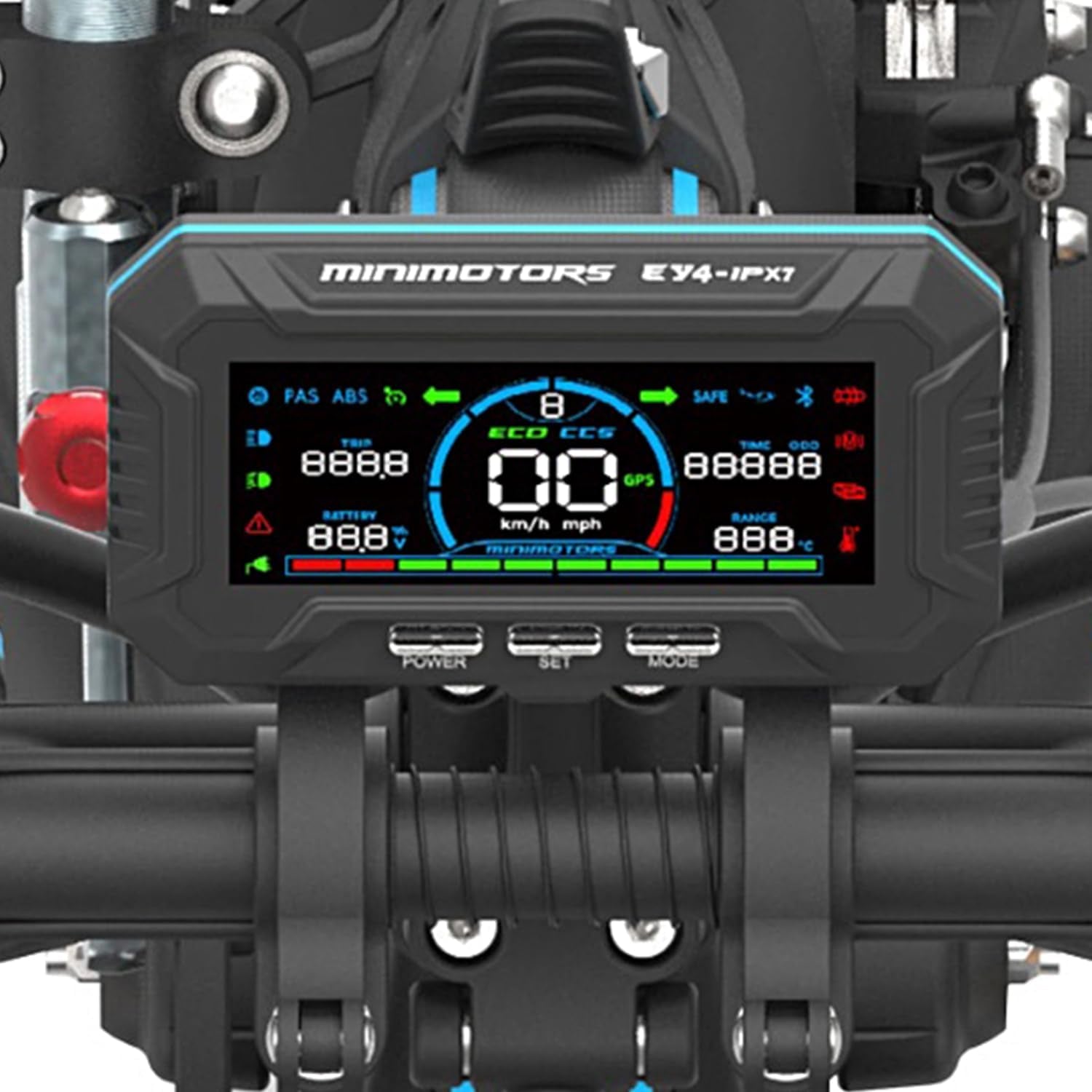 Trottinette Electrique Adulte Thunder 3-72V 40Ah, 2 Moteur 2500W, Autonomie Jusqu'À 125Km, 25Km/H, Rapide Puissante Et Confortable, Noire