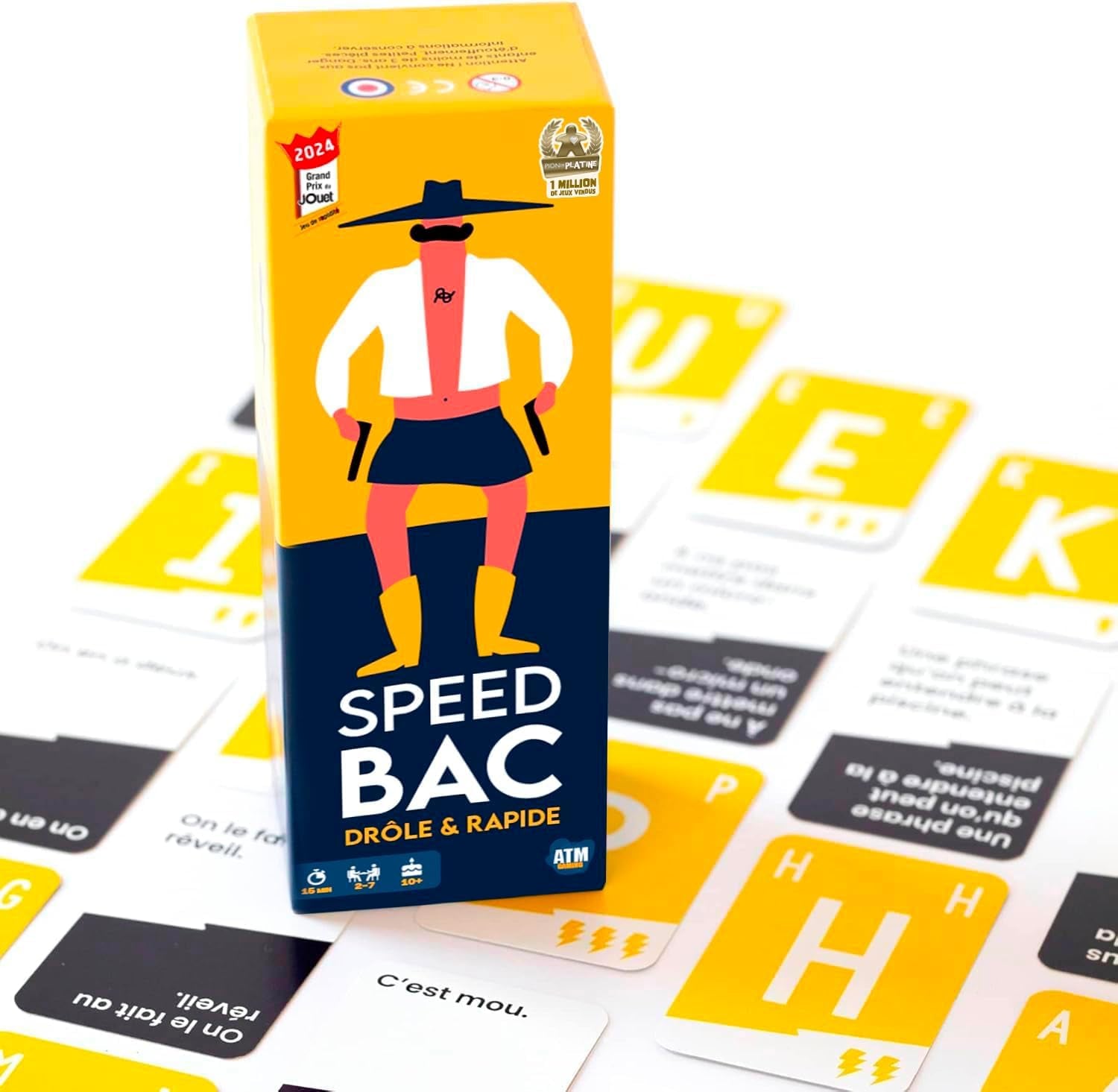 Speedbac - Jeu De Société Famille Et Amis - Parfait Pour Mettre L'Ambiance - 2 À 7 Joueurs - Grand Prix Du Jouet 2024