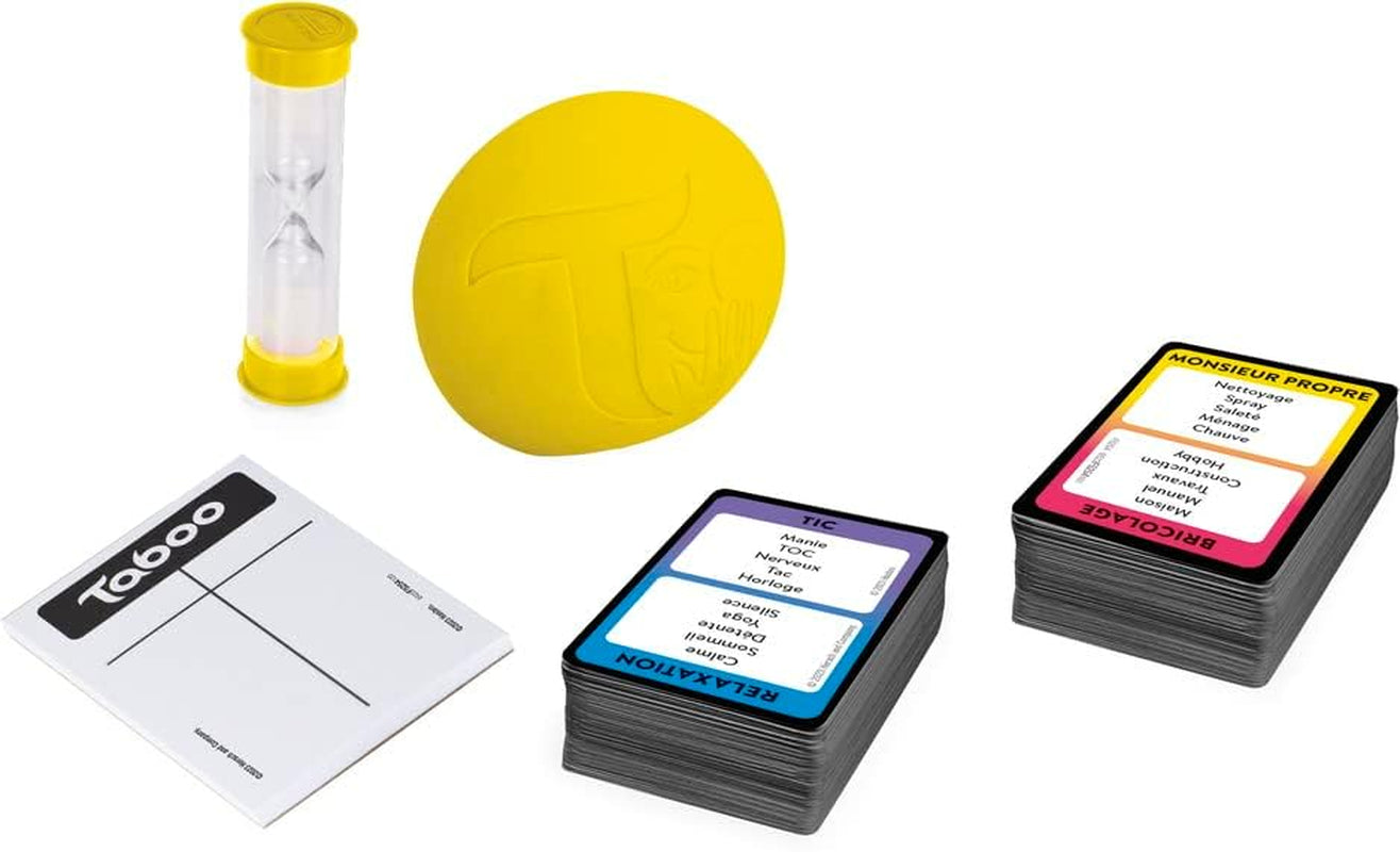 Jeu Taboo Classique, Jeu De Mots À Deviner, Jeu De Groupe Pour Ados Et Adultes, Dès 13 Ans, Jeu De Société Pour 4 Joueurs Et Plus, Pour Les Soirées De Jeux