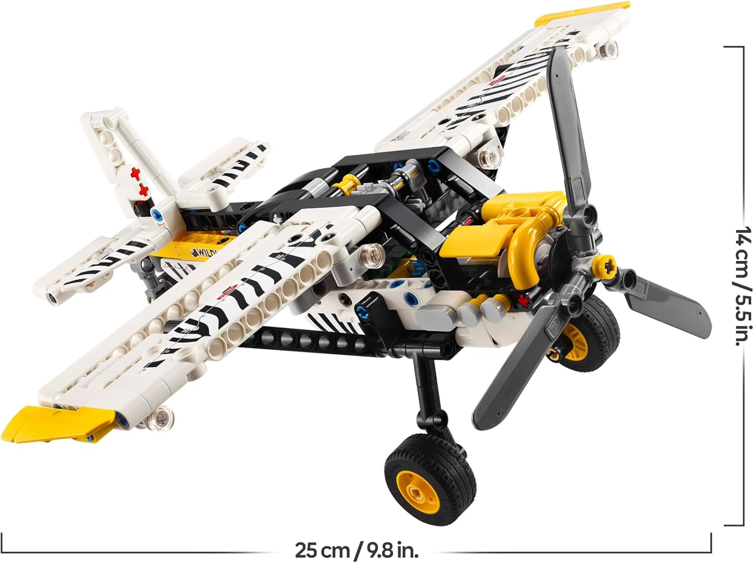 Technic L’Avion De Brousse - Jeu De Construction Pour Garçon Et Fille Dès 8 Ans - Maquette Avec Moteur 4 Cylindres À Pistons Et Hélice - Idée Cadeau Pour Enfants Passionnés De Mécanique 42198