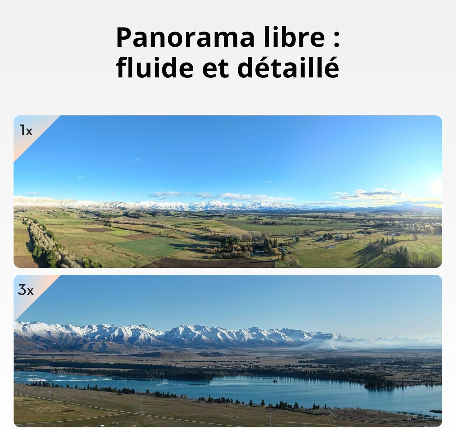 Bundle Fly More  Air 3S (Radiocommande RC 2 Avec Écran), Drone Avec Caméras Grand-Angle CMOS 1'' & Télé Moyenne Pour Adultes, 4K/60 Ips, Détection Omnidir. Et 3 Batteries Pour Un Temps De Vol Accru