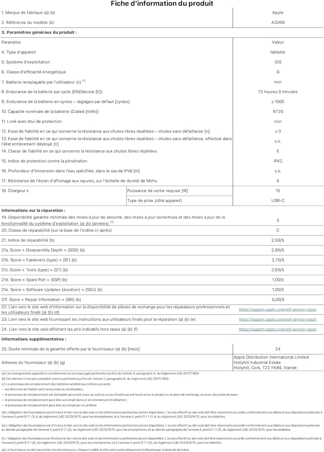 Ipad Air 13 Pouces Avec Puce M3 :  Intelligence, Écran Liquid Retina, 128 Go, Caméras Avant/Arrière 12 Mpx, Wi-Fi 6E, Touch ID, Autonomie D’Une Journée – Bleu