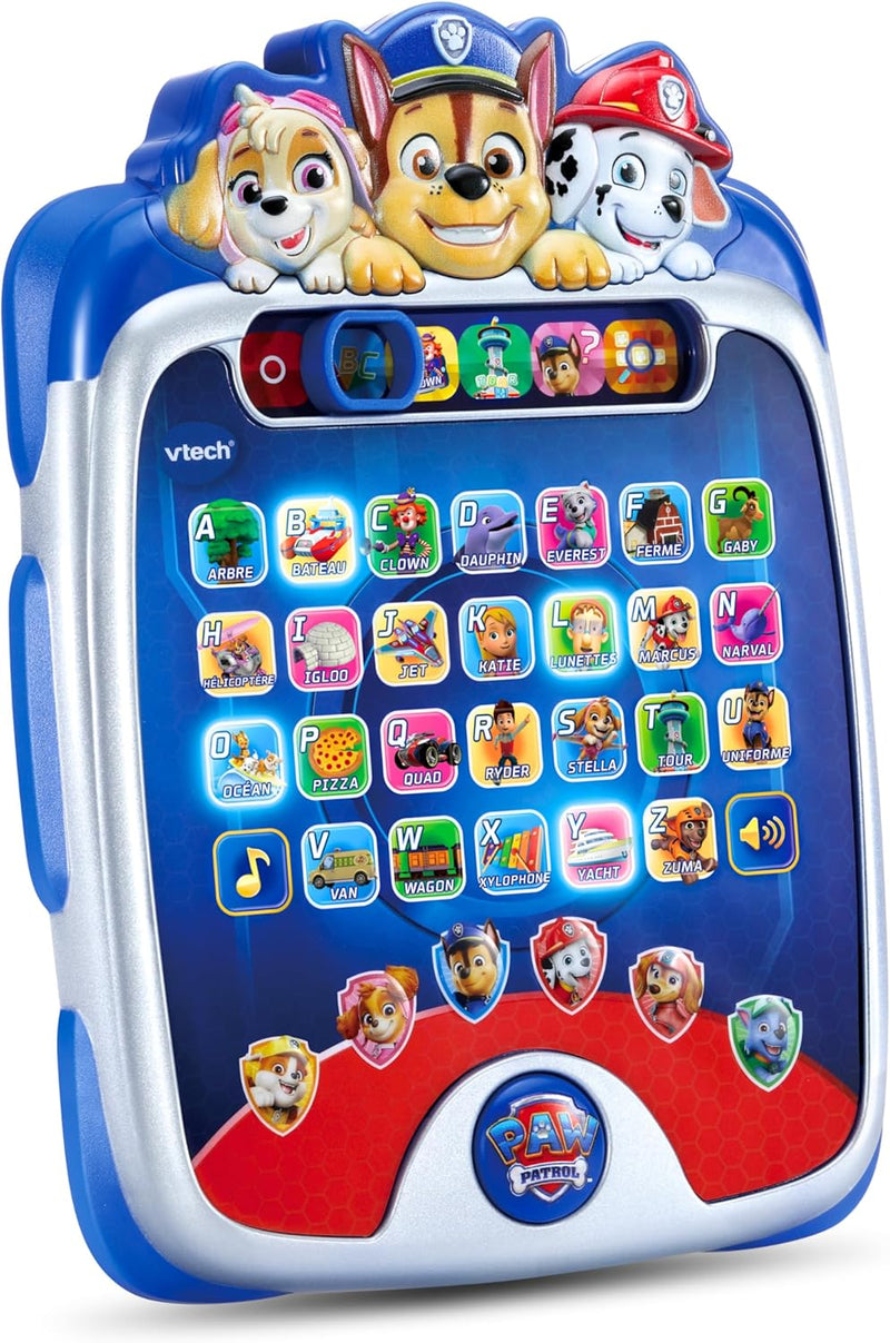 - Ma Lumi-Tablette Éducative Pat' Patrouille - Tablette Interactive Enfant Avec 5 Jeux Paw Patrol - Jeu Pour Apprendre Les Lettres - Cadeau Enfant De 3 Ans À 7 Ans - Contenu En Français