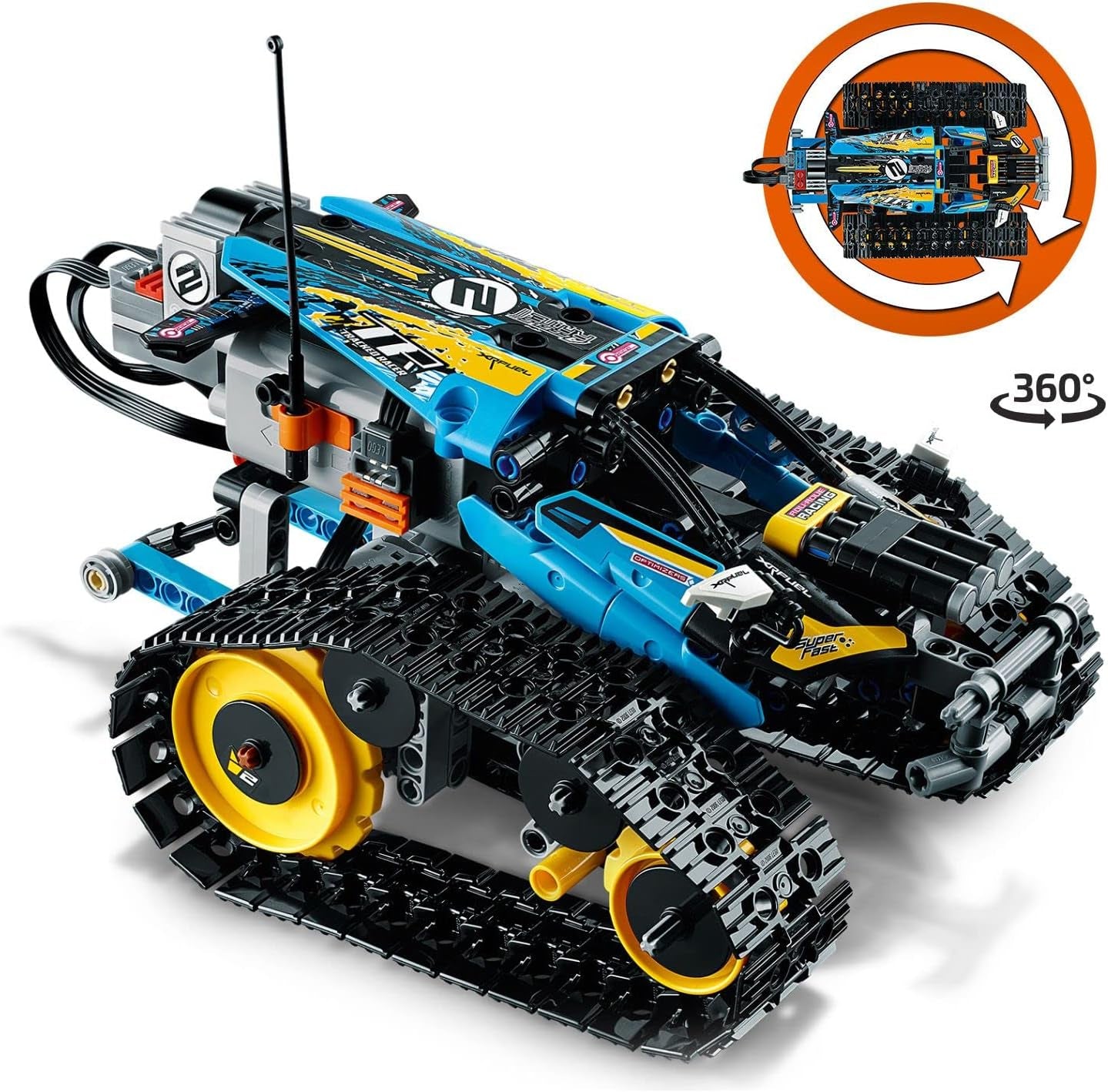 42095 Technic Le Bolide Télécommandé Jouet De Voiture De Course RC Et Cadeau Pour Enfants De 9 Ans Et +