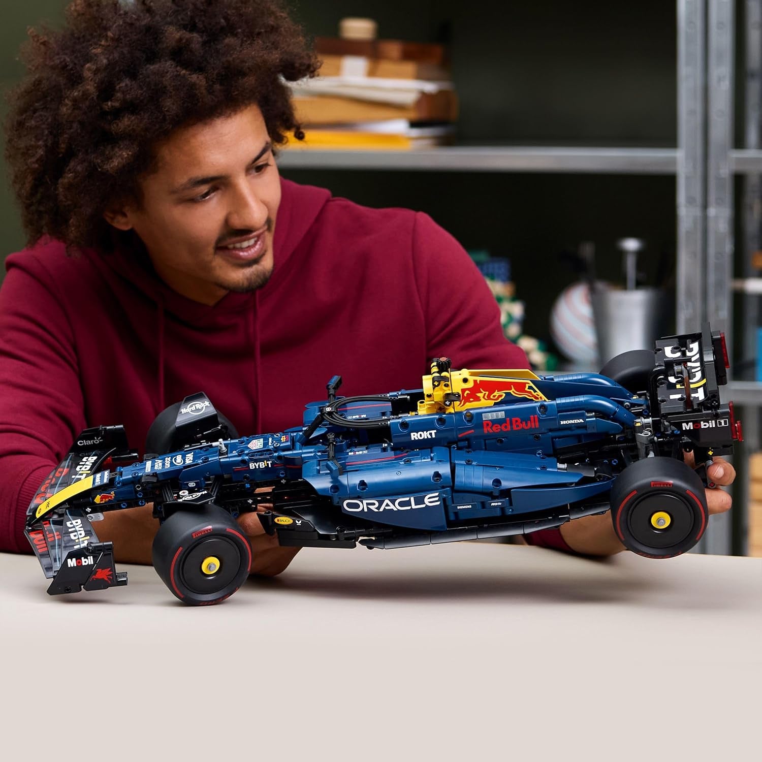 Technic F1 Oracle Red Bull Racing RB20 - Jeu De Construction Collector Pour Adulte - Inclut Un Moteur V6 Et Une Boîte De Vitesses - Idée Cadeau Pour Passionnés De Formule 1 42206