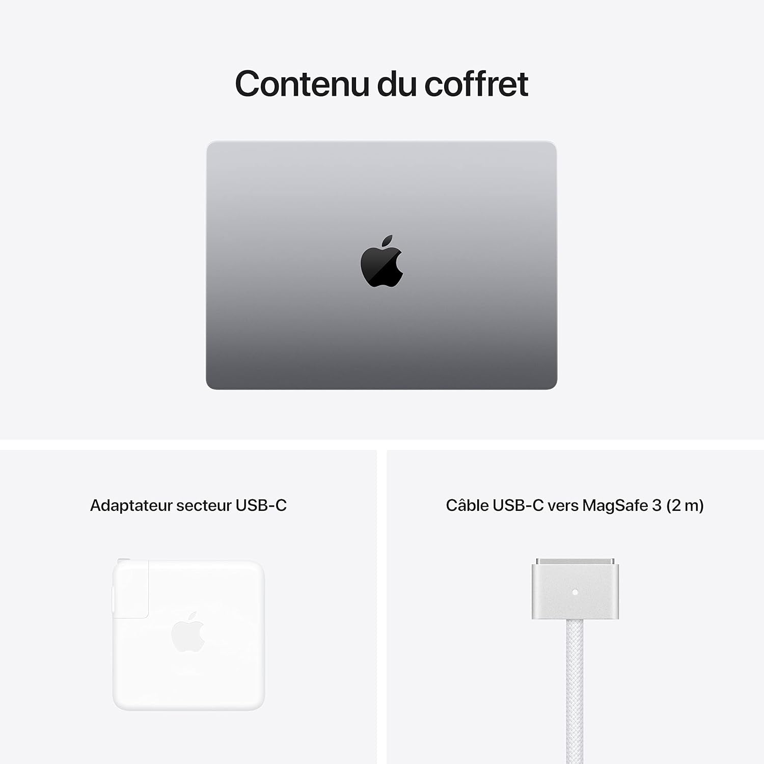 2021 Macbook Pro (14 Pouces, Puce M1 Pro Avec CPU 10 Cœurs Et GPU 16 Cœurs, 16 Go RAM, 1 to SSD) - Gris Sidéral
