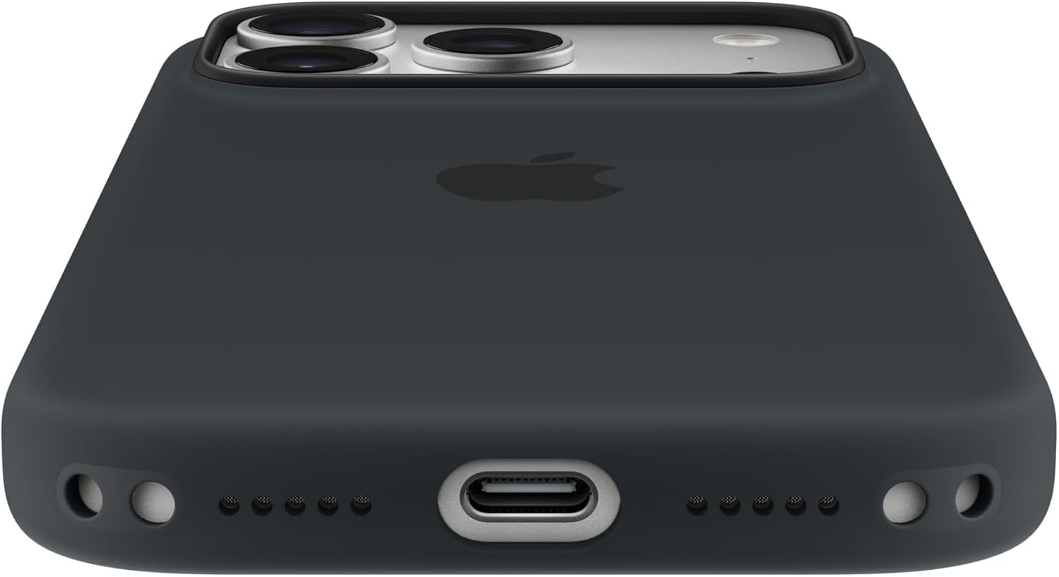 Coque En Silicone Avec Magsafe Pour Iphone 17 Pro – Noir