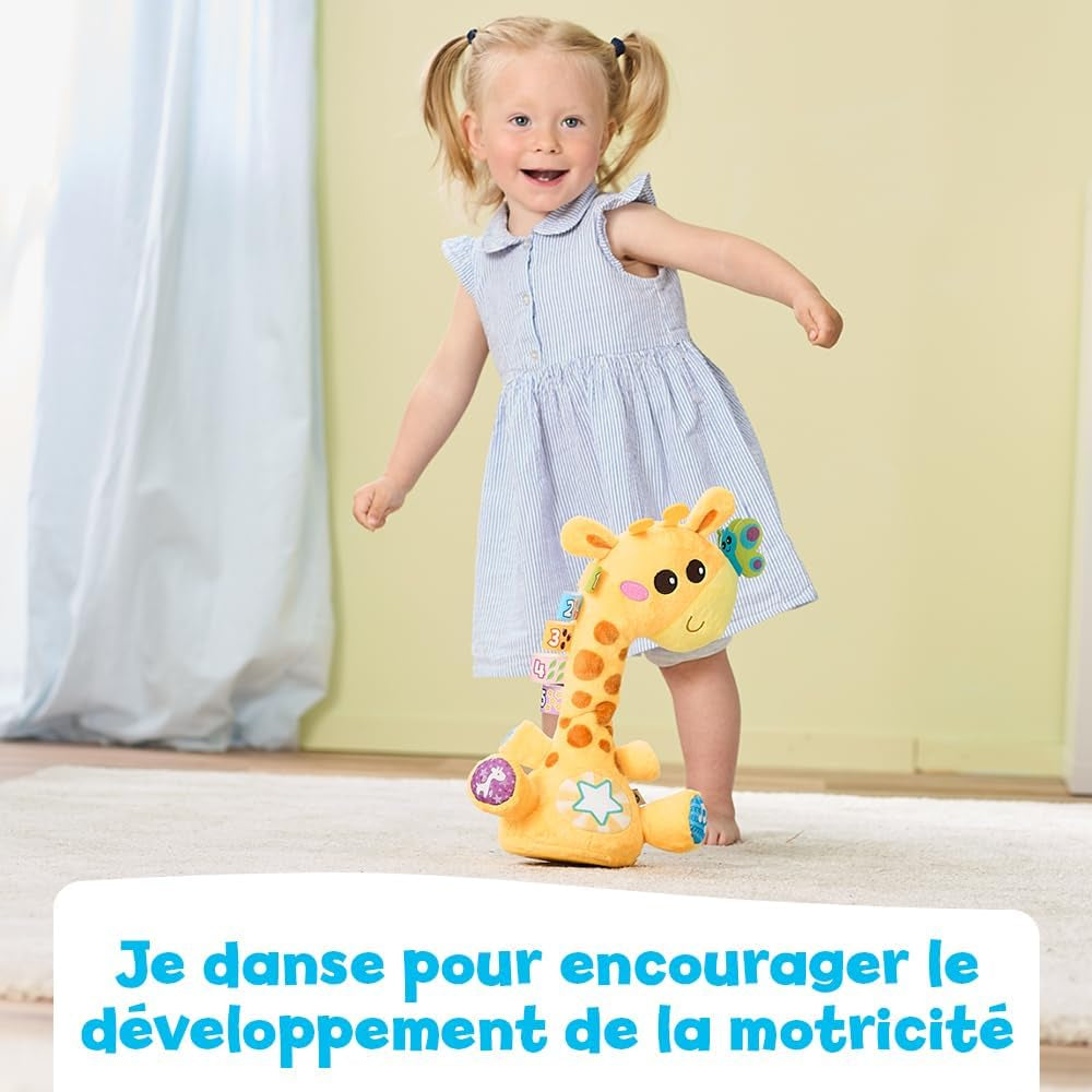 - Ma Girafe Moov & Groov - Jouet Bébé Qui Danse Et Répète Tout - Girafe Peluche Interactive Qui Parle Et Chante - Éveil Musical, Motricité Bébé - Cadeau Enfant Dès 1 an - Contenu En Français