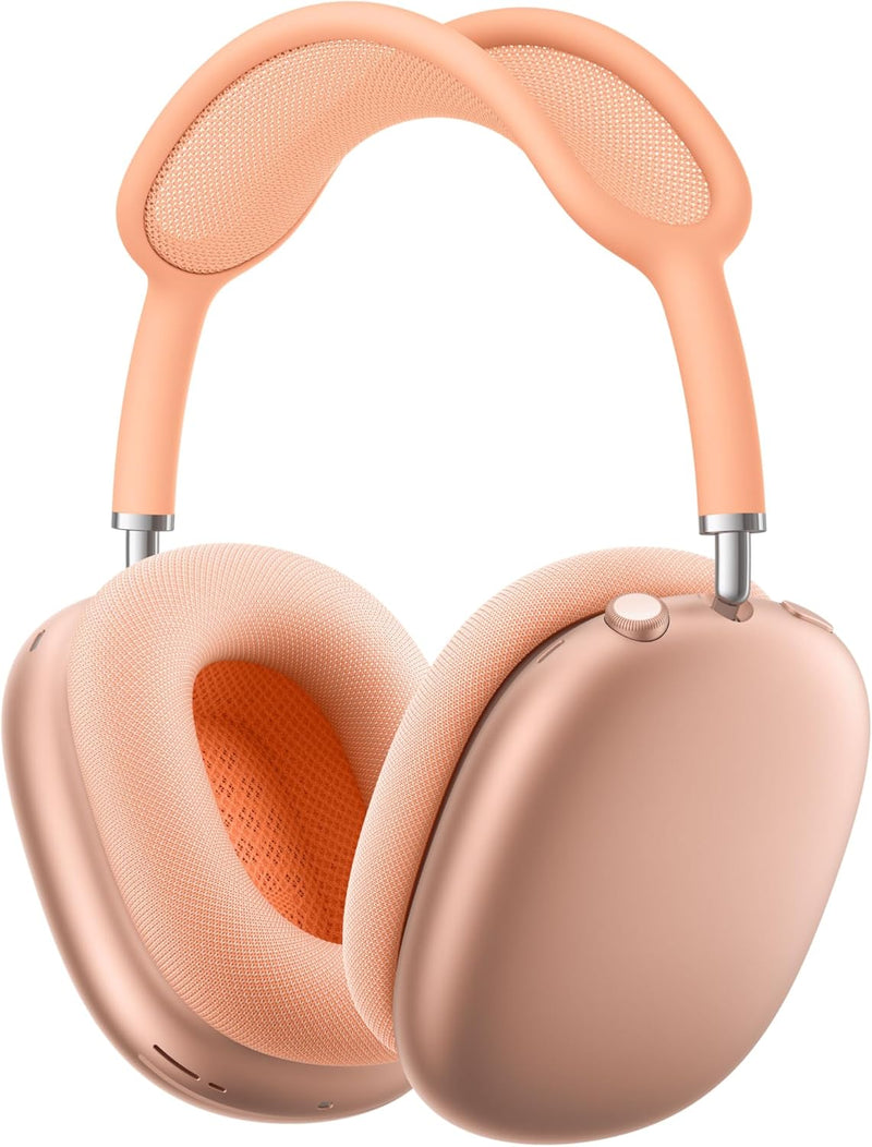 Airpods Max Casque Circum-Auriculaire Sans Fil, Réduction Active Du Bruit De Niveau Pro, Mode Transparence, Audio Spatial Personnalisé, Recharge USB C, Orange