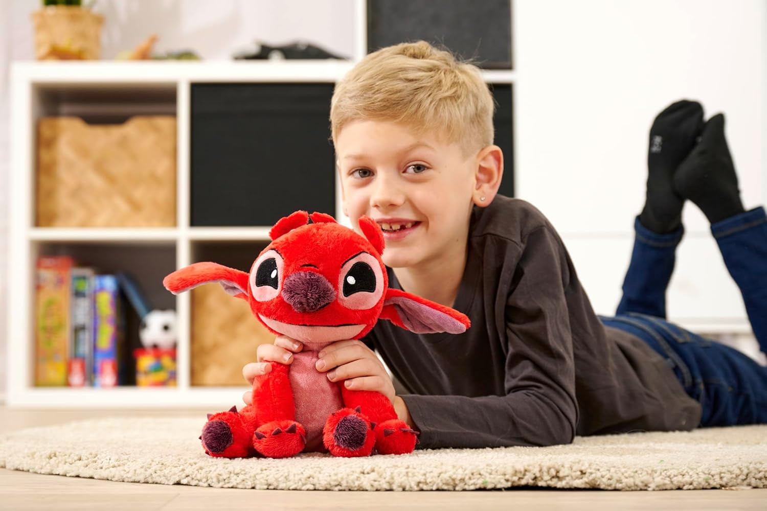 Disney - Lilo & Stitch, Leroy, Rouge, 25 Cm, À Partir De 0 Mois