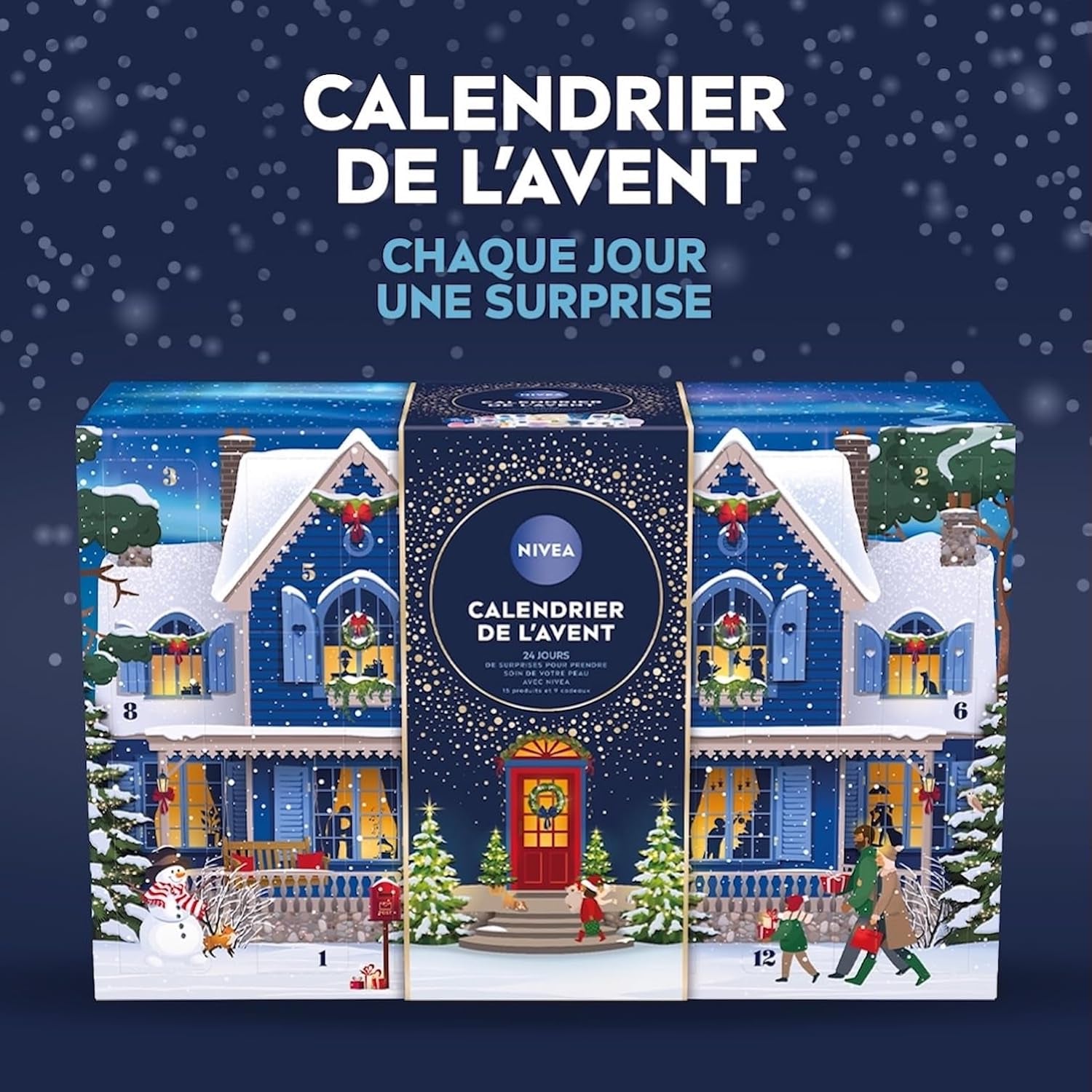 - Calendrier De L'Avent Femme Édition 2025 - Coffret Cadeau Beauté - Soins Visage, Corps & Lèvres + Accessoires - 24 Fenêtres Surprises - 1Pce