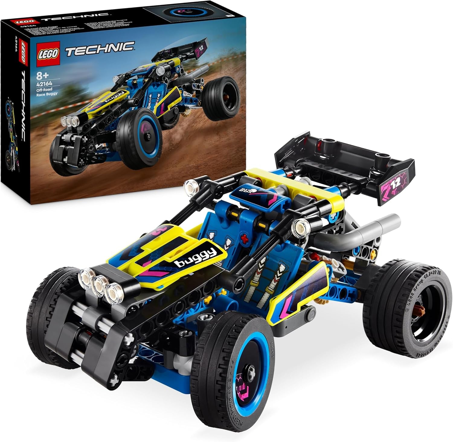 Technic Le Buggy Tout-Terrain De Course, Véhicule De Rallye, Jouet De Construction De Voiture De Course, Cadeau Pour Garçons Et Filles Dès 8 Ans 42164