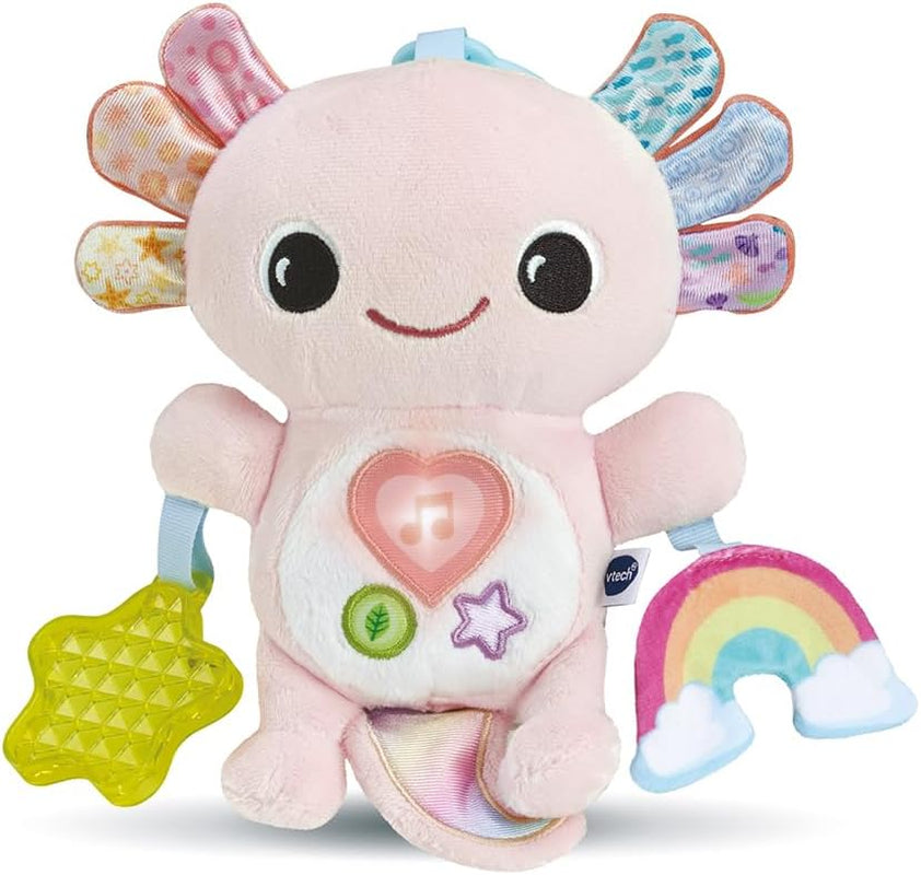 - Eliott, Bébé Axolotl Musical, Peluche Bébé Interactive Et Sensorielle, Jouet D'Éveil Poussette Fabriqué Avec Des Matériaux plus Durables, Cadeau De Naissance Dès 3 Mois - Contenu En Français