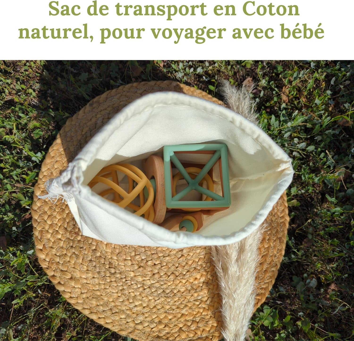 Jouets D'Éveil Bébé 1Er Âge - Coffret Naissance Mixte Montessori Garçon Et Fille - 5 Jeux D'Activité Et De Développement Sensoriel Bois Et Silicone, Balle, Formes, Hochet, Roues, 3 Mois>3 Ans