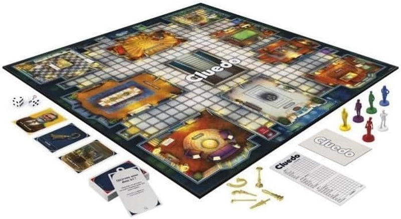 Habro Gaming Cluedo, Jeu De Société Revisité Pour Enfants, 2 À 6 Joueurs, Jeu De Mystère Pour Enfants Et Adultes, À Partir De 8 Ans