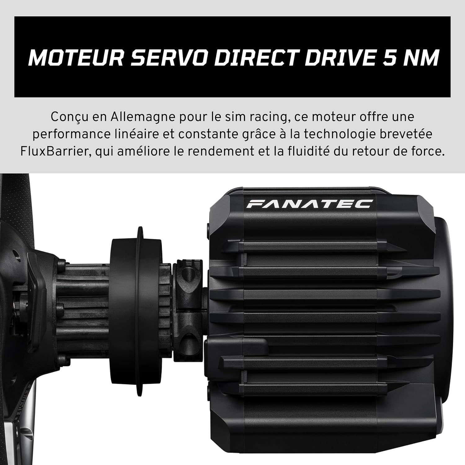 Gran Turismo DD Pro Playstation® Sim Volant De Course Sous Licence Officielle, Empattement Et Pédales – Volant Polyphony Digital, Direct Drive 5 Nm, Jeu De 2 Pédales Pour PC, PS5, PS4