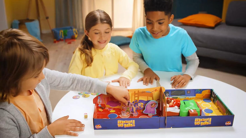 Réveille Pas Papa - Jeux De Société Drôle Pour Enfants - a Partir De 4 Ans - Développant Concentration, Réflexion Et Motricité - a Jouer En Famille Ou Entre Amis - 2 À 6 Joueurs
