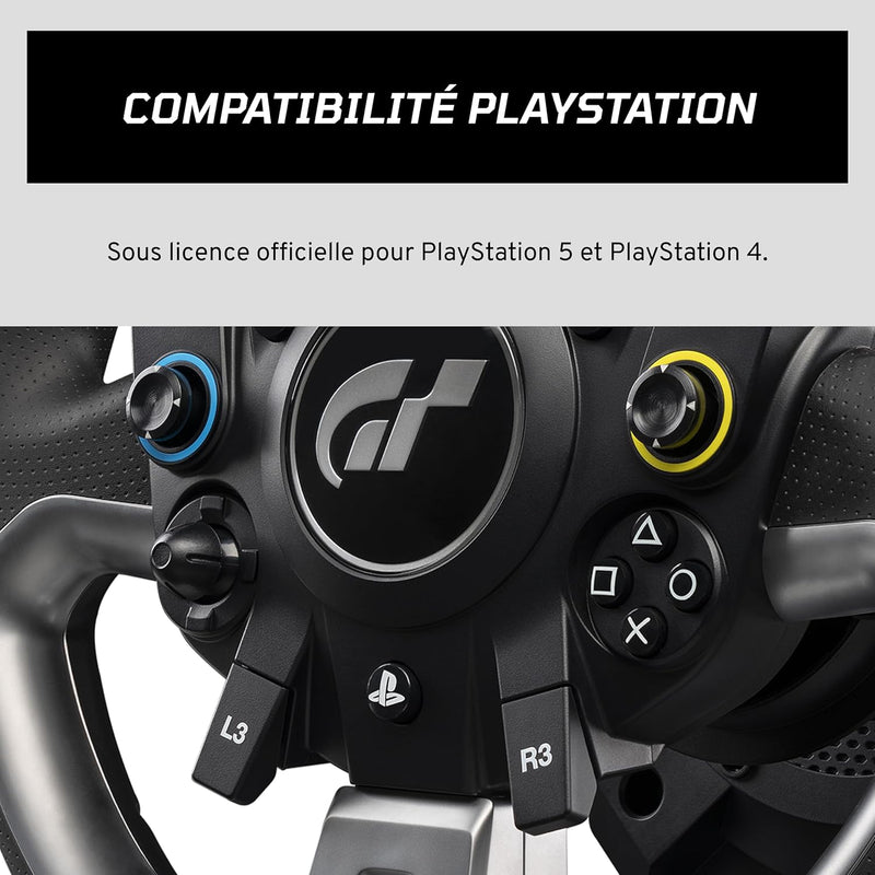 Gran Turismo DD Pro Playstation® Sim Volant De Course Sous Licence Officielle, Empattement Et Pédales – Volant Polyphony Digital, Direct Drive 5 Nm, Jeu De 2 Pédales Pour PC, PS5, PS4