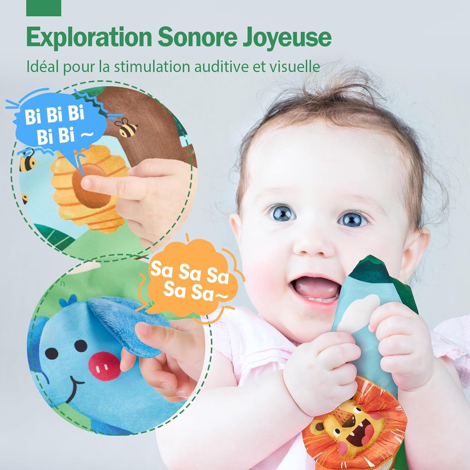Jouet D'Éveil Bébé 6 Mois Avec Miroir Éveil Montessori Noir Et Blanc Jouets Sensoriels Pour Tout-Petits, Cadeau Pour Bébé Naissance Fille Garcon 0 3 6 12 Mois