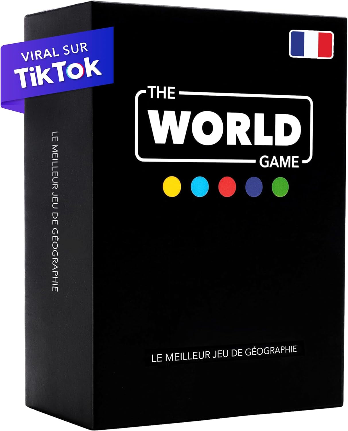 - Jeu De Géographie Avec Carte Du Monde - Jeu Société Éducatif Pour Enfant, Famille Et Adultes - Un Cadeau Parfait Pour Garçons Et Filles (French)