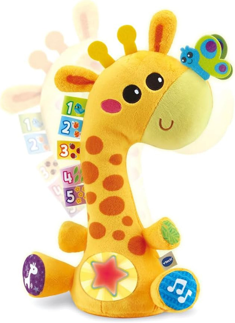 - Ma Girafe Moov & Groov - Jouet Bébé Qui Danse Et Répète Tout - Girafe Peluche Interactive Qui Parle Et Chante - Éveil Musical, Motricité Bébé - Cadeau Enfant Dès 1 an - Contenu En Français
