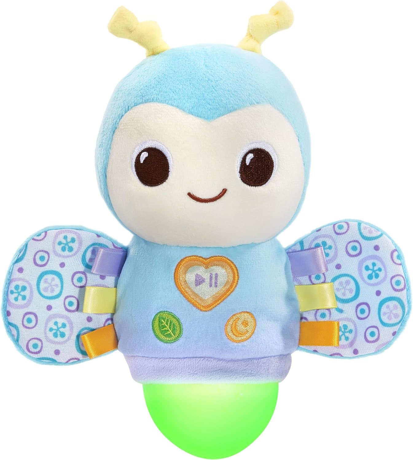 - Lili, Ma Luciole Douce Nuit, Peluche Lumineuse Et Musicale Qui Change De Couleur, Musique Douce, Berceuses Et Sons De La Nature, Cadeau De Naissance Bébé - Contenu En Français