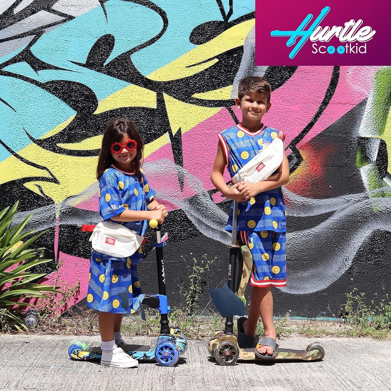 Trottinette Enfant, Trottinette 3 Roues, Patinette Enfant Pliable Avec Hauteur Ajustable, Plateau Antidérapant, LED Roues Lumineuses, Scooter Pour Fille/Garçon De 2 À 8 Ans