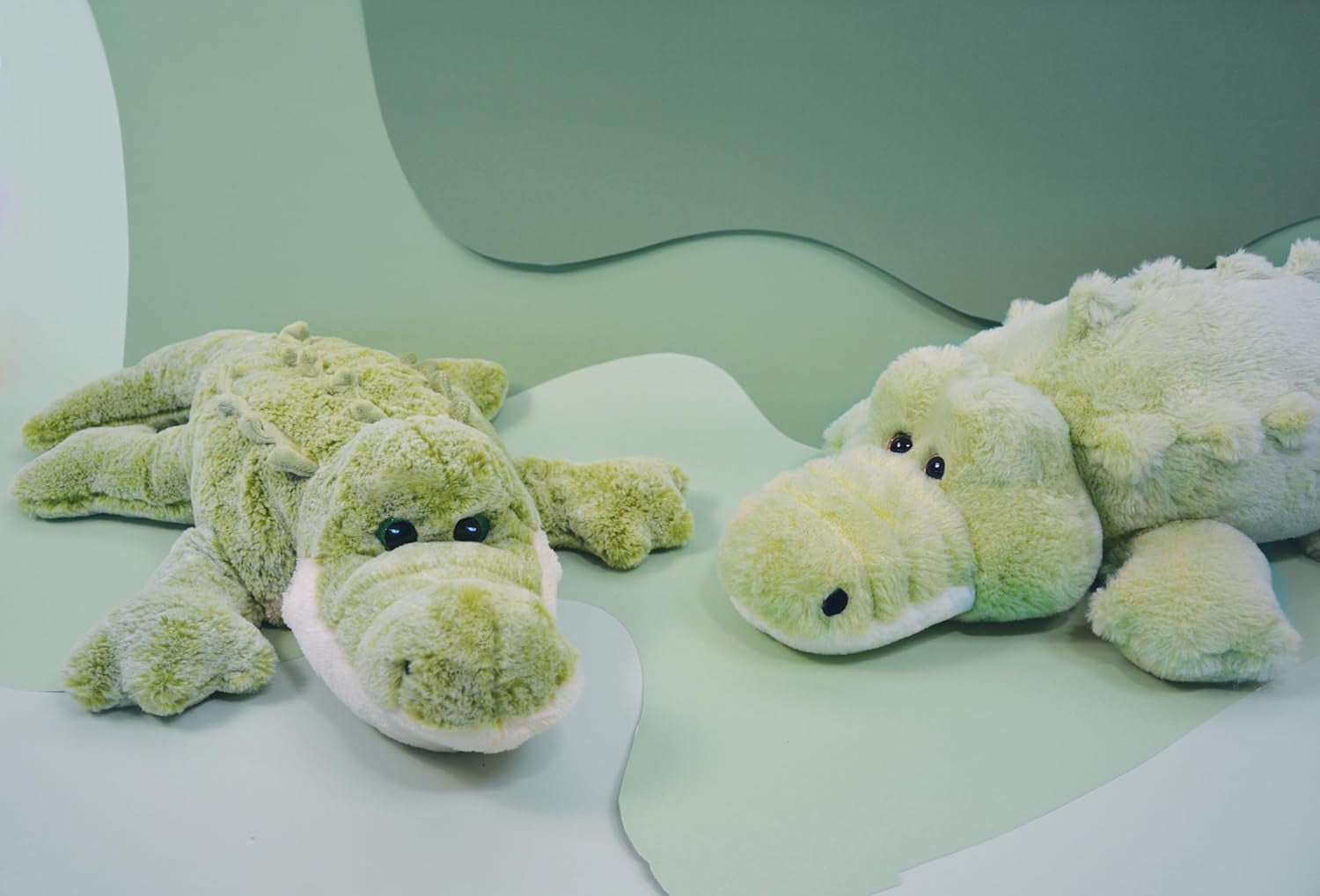 - Peluche Croco - Crocodile Vert De La Savane - Moyen Modèle 40 Cm - Toute Douce Et Originale - Peluche Idée Cadeau Pour Enfant Fille Et Garçon - HO1454