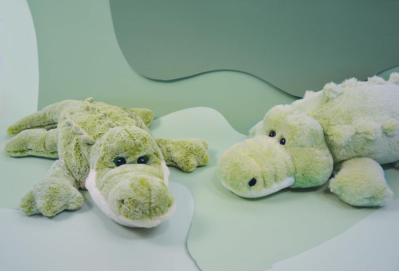 - Peluche Croco - Crocodile Vert De La Savane - Moyen Modèle 40 Cm - Toute Douce Et Originale - Peluche Idée Cadeau Pour Enfant Fille Et Garçon - HO1454