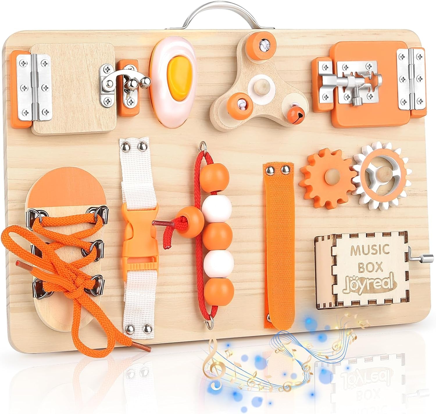 Busy Board Montessori - Parcours Motricité Bébé Planche Montessori Jeux Educatif Tableau Activités Jouet Enfant Pour Garcon Fille