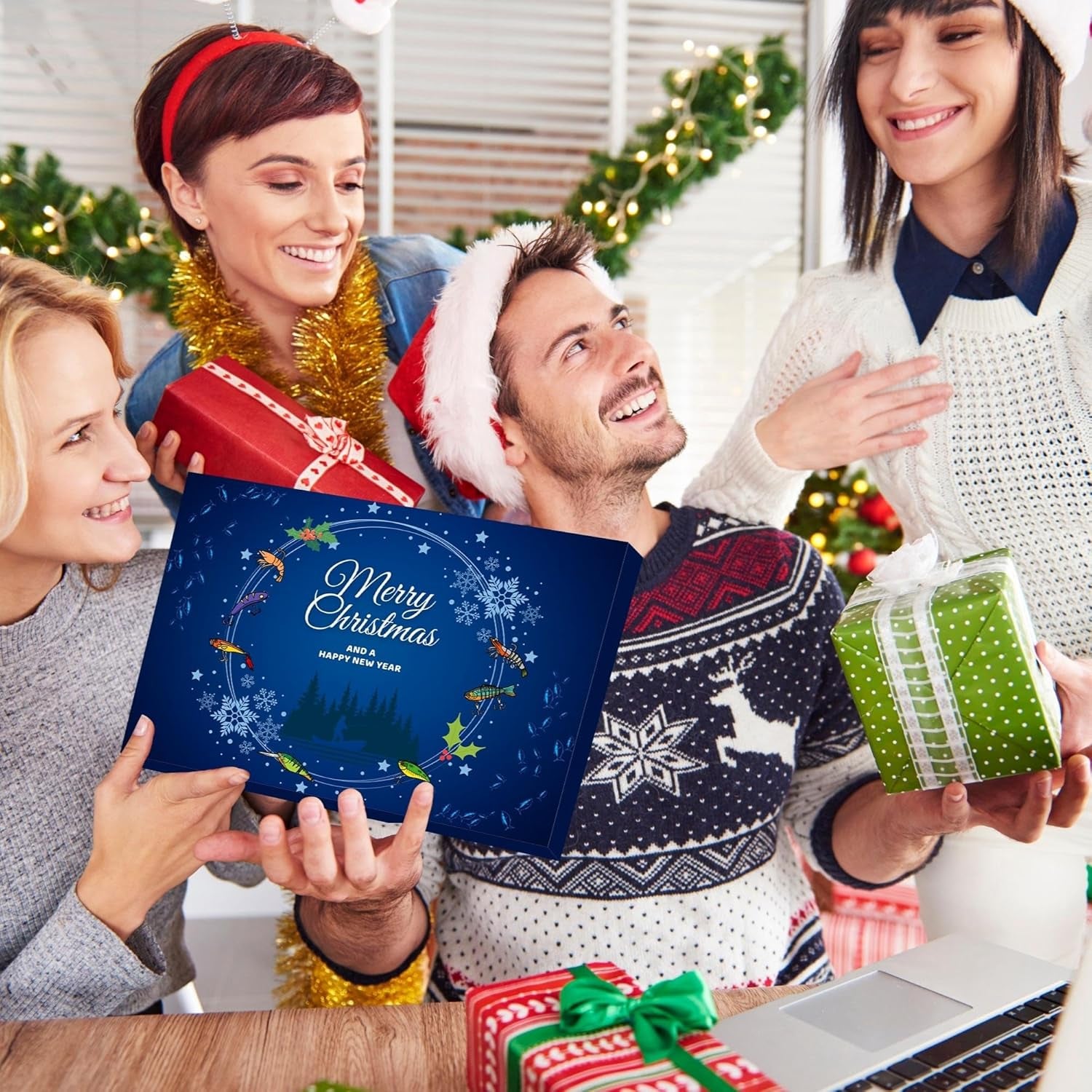 Calendrier De L'Avent Peche Pecheur: 24 Ensemble De Leurres Calendrier De L'Avent Pêche Pour Adulte Homme Garçon - 2024 Cadeau Surprise Noel