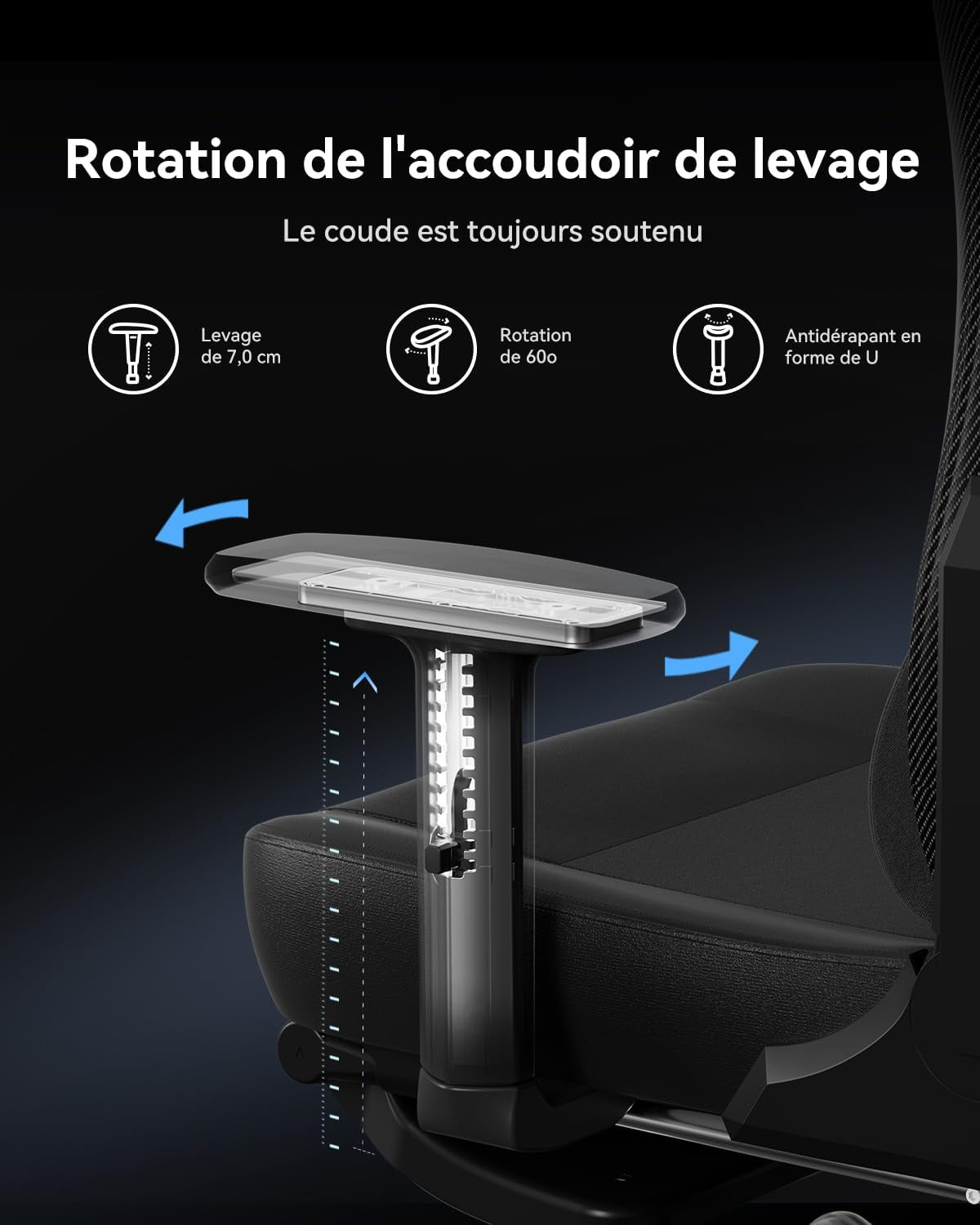 C3 Chaise Gaming Chaise Gaming Ergonomique Avec Coussin Lombaire En Velours, Accoudoirs 3D Réglables, Cuir Résistant & Style Course - Inclinaison 160° Et Repose-Pieds Intégré (Noir)