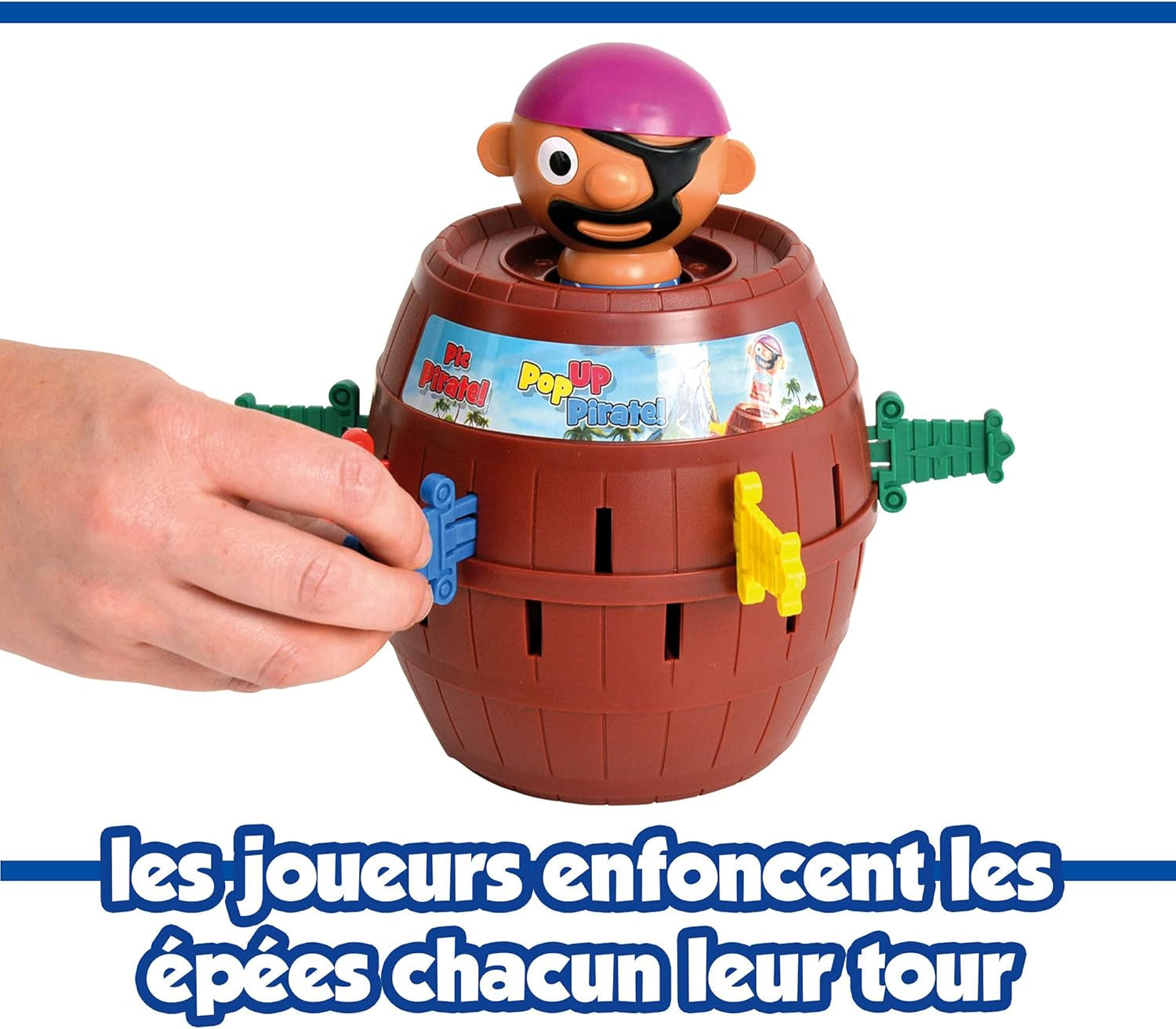 Officiel - Pic Pirate Jeux De Société Pour Enfants, Jouet Pour Noël,Jouet Enfant 4 Ans, Jeu Rigolo Pour Groupes, Cadeau Anniversaire Idéal, Jeux 4 Ans+