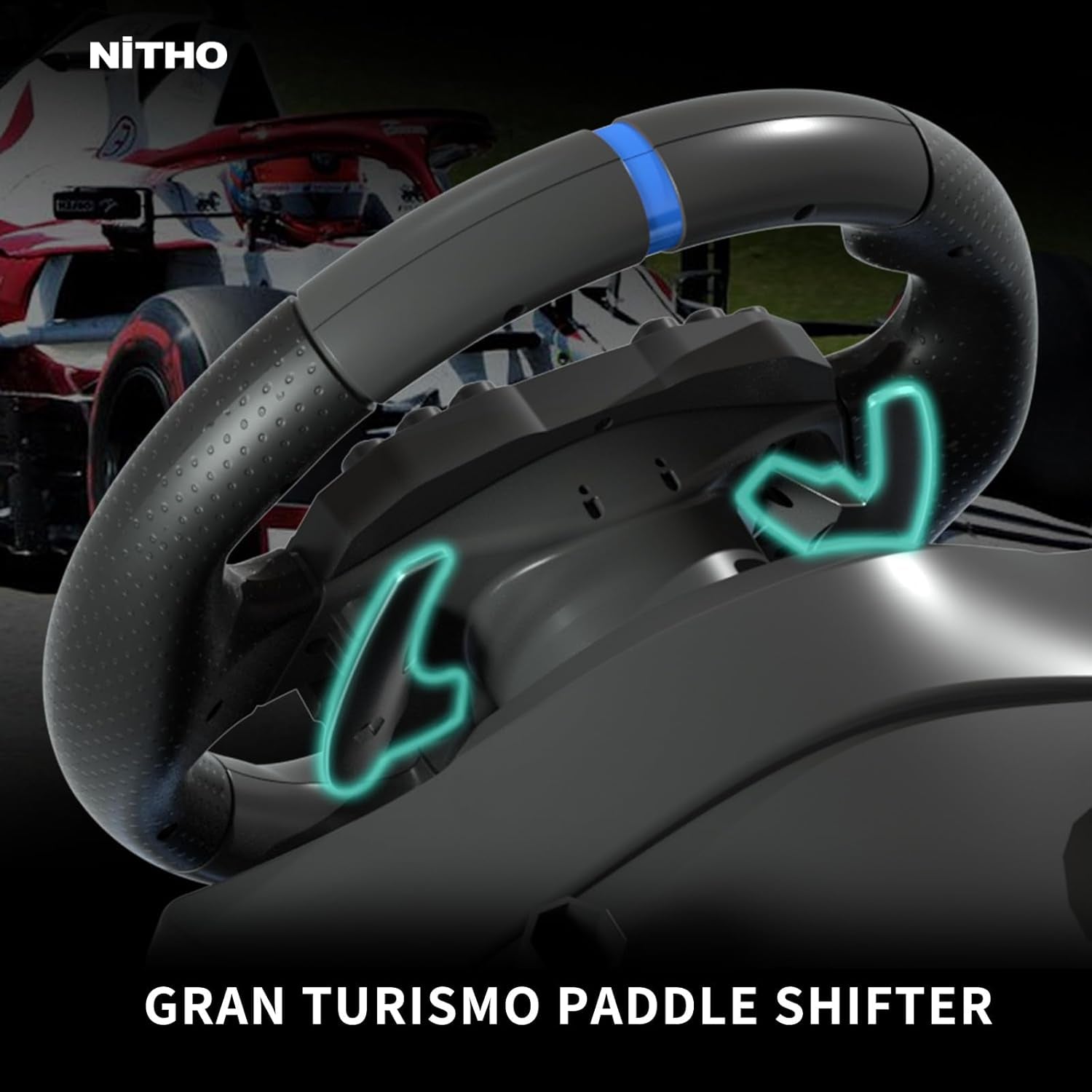 Drive Pro ONE Competition Volant De Compétition Avec Levier De Vitesses Et Pédales, Volant De Course À 270 Degrés Et Zone Morte Zéro, Simulateur De Conduite Uniquement Pour Windows PC