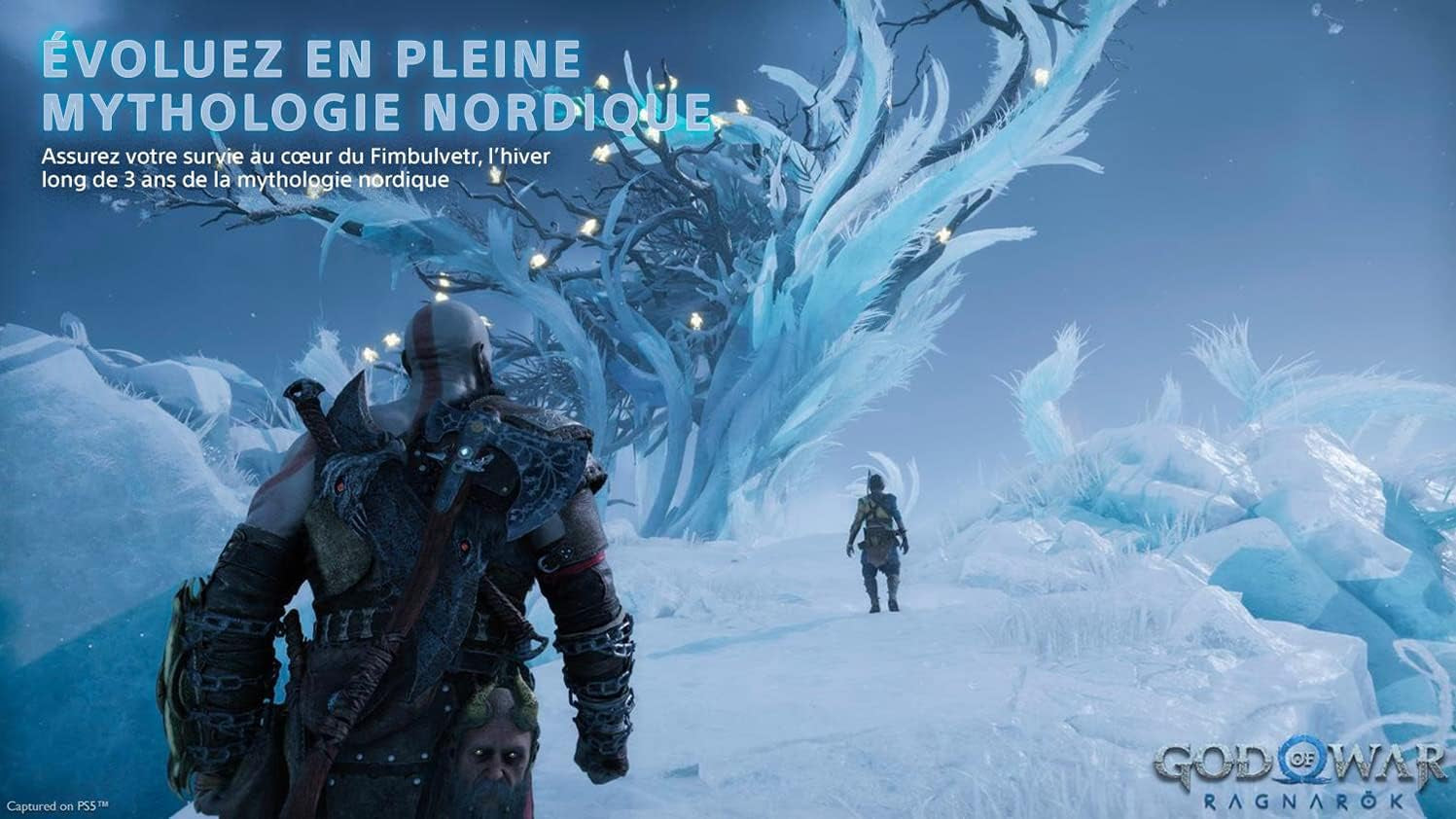 Sony, God of War Ragnarök PS5, Jeu D'Action-Aventure, Édition Standard, Version Physique Avec CD, En Français, 1 Joueur, PEGI 18, Pour  5