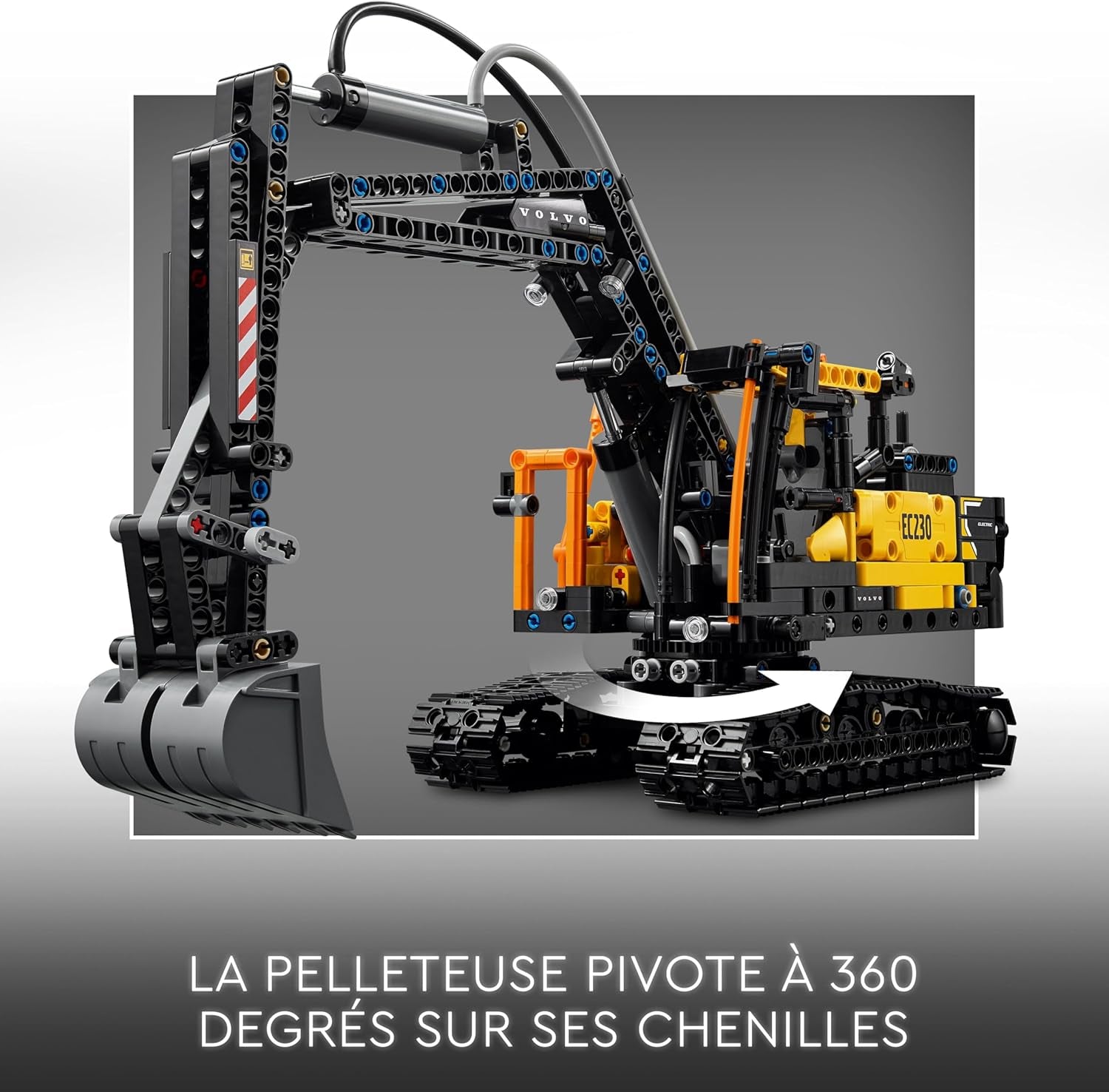 Technic Camion Volvo FMX Et Pelleteuse Électrique EC230 - Jouet Voiture Pour Enfants - Véhicules À Offrir Aux Garçons Et Filles De 10 Ans Et plus Passionnés D'Engins De Chantier 42175