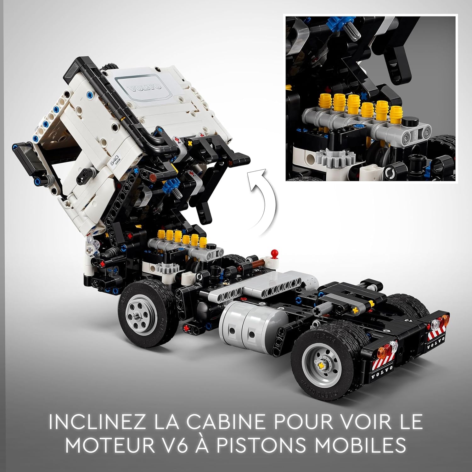 Technic Camion Volvo FMX Et Pelleteuse Électrique EC230 - Jouet Voiture Pour Enfants - Véhicules À Offrir Aux Garçons Et Filles De 10 Ans Et plus Passionnés D'Engins De Chantier 42175
