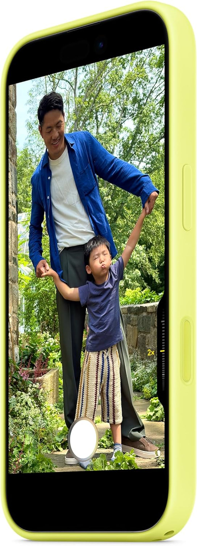 Coque En Silicone Avec Magsafe Pour Iphone 17 - Jaune Fluo