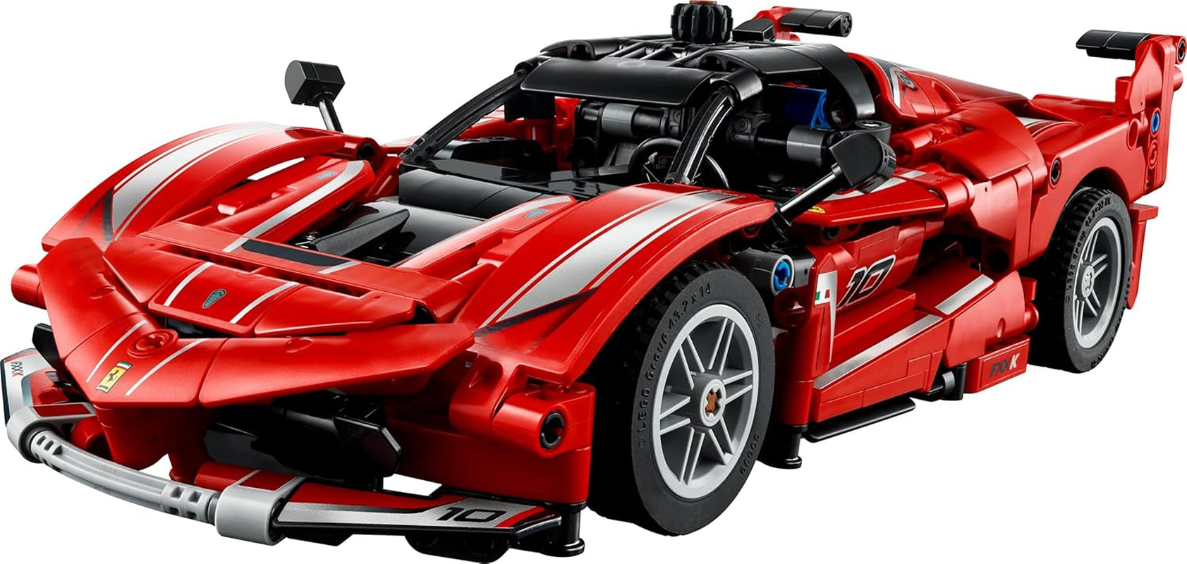 Technic Ferrari FXX K - Jouet Voiture De Course - Maquette De Construction Avec Moteur V12, Différentiel & Pistons Mobiles - Décoration Automobile - Cadeau Pour Garçon Dès 10 Ans 42212