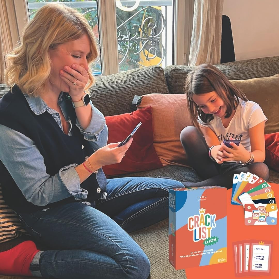 La Récré – Jeu De Cartes Éducatif Et Amusant - Version Ludique Du Petit Bac - Idéal Pour Jouer En Famille Et Avec Les plus Jeunes - 2 À 8 Joueurs - À Partir De 7 Ans