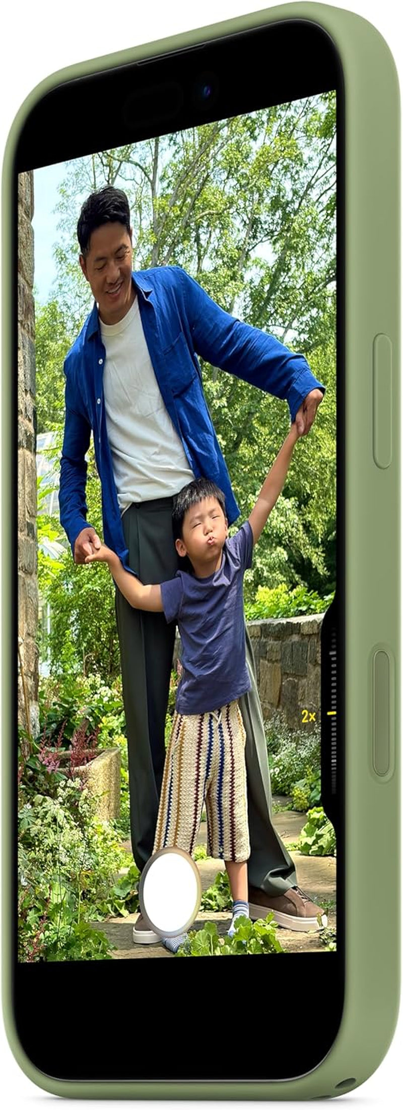 Coque En Silicone Avec Magsafe Pour Iphone 17 - Vert Ardoise